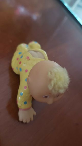 Vintage 1985 Cabbage Patch Kids Baby Figure Cpk Pvc Figure 2.  5 " Long Very Rare