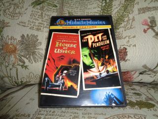 Fall Of The House Of Usher Pit And The Pendulum Dvd Oop Rare Midnite Movies