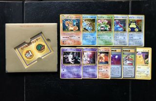 1998 Pokemon Japanese Cd Promo Cards Holo Charizard Blastoise Venusaur Complete