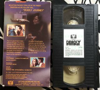 Deadly Journey VHS Lettuce - Rare 2