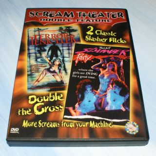 Scream Theater Double Feature (dvd 2004) Last Slumber Party Rare Horror Slasher