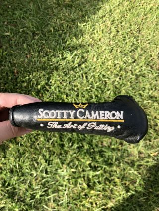 Scotty Cameron Putter Headcover - The Art of Putting Good Shape Rare 2