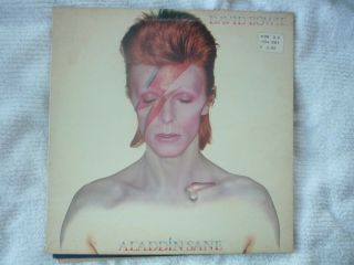 Ex - /rare/david Bowie/aladdin Sane/orig - 1973 German Import Rca Records Lsp 4252