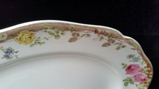 Antique ROYAL DOULTON ‘English Rose’ D 6071 Large Oval Serving Platter Plate 3