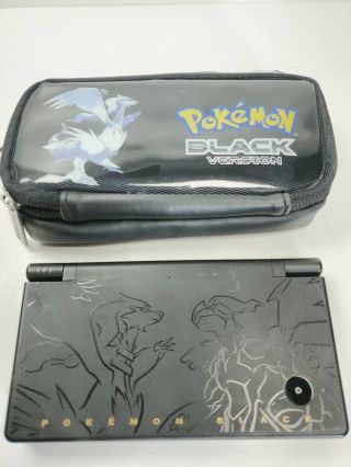 Nintendo Dsi Pokemon Bundle Black Handheld System & Case Rare Limited Edition