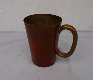 Antique/vintage Copper Tankard Gaskell & Chambers