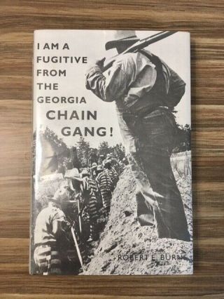 Rare 1984 I Am A Fugitive From A Georgia Chain Gang,  Burns,  Ga History,  Beehive