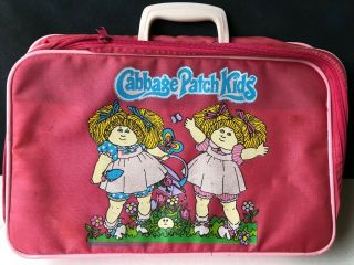 Vintage Cabbage Patch Kids Doll Suitcase Carrying Case 1983