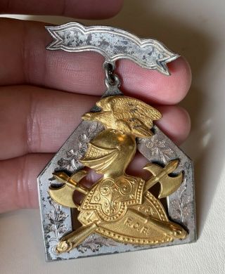 Antique Knights Of Pythias Supreme Lodge Medal