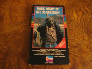 Dark Night Of The Scarecrow Vhs Horror Sov Big Box Oop Rare Htf L@@k