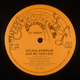 Sylvia Striplin - Give Me Your Love 12 " Rare Disco Funk Roy Ayers 