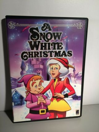 A Snow White Christmas - Dvd 1980 Animated Tv Special Cartoon - Rare Usa