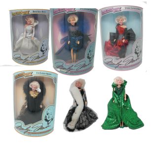 Vintage Marilyn Monroe Doll Collectors Series Six Dolls