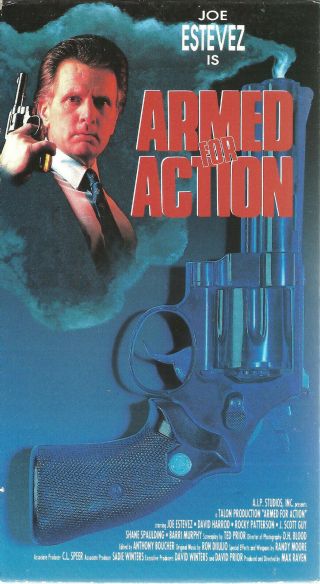 Armed For Action Rare Aip Vhs Print Cult,  B - Movie Joe Estevez