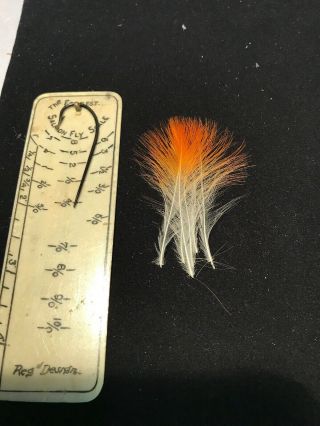 Peruvian Cock Of The Rock Cotr Feathers Salmon Fly Tying Flies Rare