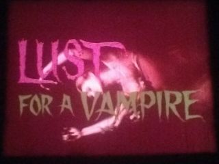 8 Film Lust For A Vampire (1971) Hammer Horror Rare Trailer