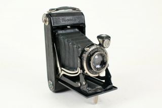 Rare Zeiss Ikonta 520/15 Folding Camera W/ Tessar 120 / 4.  5 Lens