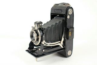 Rare Zeiss Ikonta 520/15 folding camera w/ Tessar 120 / 4.  5 lens 3