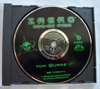 Quake Ii,  Zaero Mission Pack - Pc (very Rare)