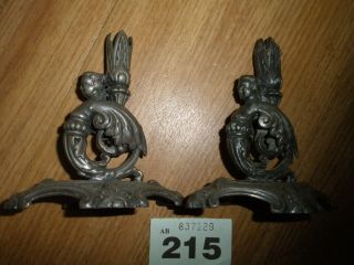 W.  W.  H & Co Antique Pewter Candle Holders