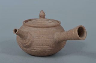M1959: Japanese Banko - Ware Shapely Teapot Kyusu Sencha,  Auto Tea Ceremony