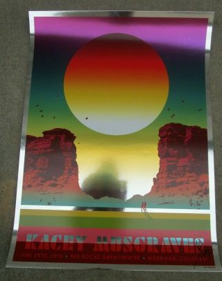 Kacey Musgraves 2019 Red Rocks Rare Foil Variant 18x24 Event Poster