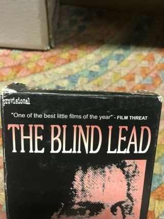 THE BLIND LEAD VHS OOP RARE BIG BOX SLIP 2
