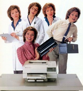 Vintage and Rare Hewlett Packard HP LaserJet Series II Printer 33440A - 1980 ' s 2