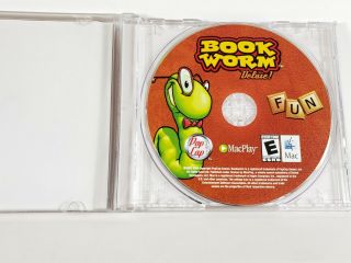 BOOKWORM Deluxe MAC CD - ROM MacPlay PopCap RARE 2