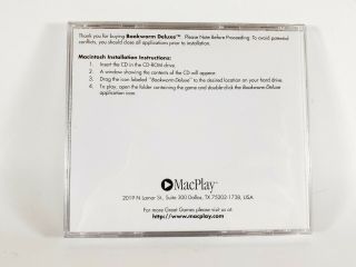 BOOKWORM Deluxe MAC CD - ROM MacPlay PopCap RARE 3