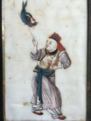 Fine 18th C Chinese Painting Oriental Figure Picture Price