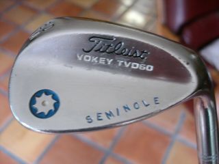 Rare Seminole Golf Club Custom Titleist Vokey Tvd60 60 Lob Ex Pga Tour Player