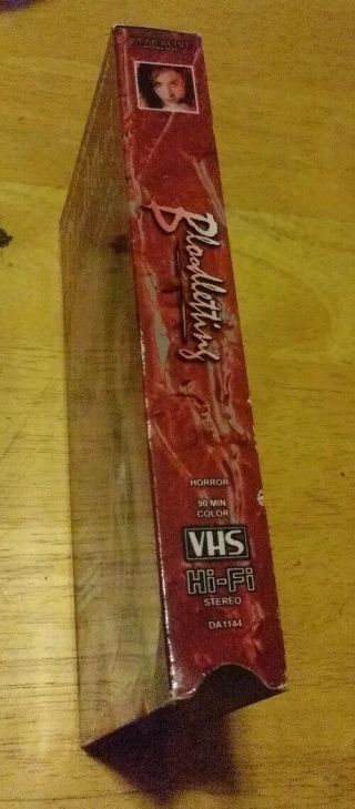 Bloodletting Vhs Rare Sov Horror Gore Dead Alive productions Tempe jr bookwalter 3