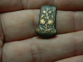 Un Researched Post Medieval Bronze Clog Fastener Metal Detecting Detector