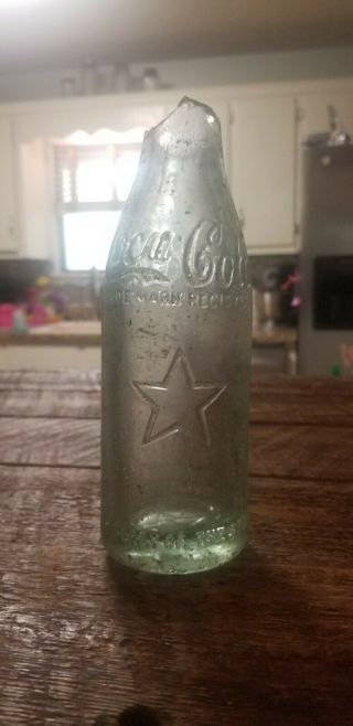 Extremely Rare Aliceville Alabama Ss Coke Ala Bottle