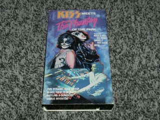 Rare Vhs Kiss Meets The Phantom Of The Park 1988 Goodtimes Home Video