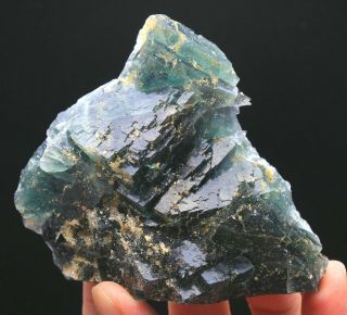 213g Rare Beauty Ladder - Like Blue Green Fluorite Crystal Mineral Specimen/china1