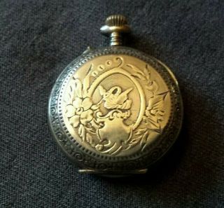 Haunted Antique Pocket Watch with.  800 Silver Case Swiss from Dybbuk Box Opening 2