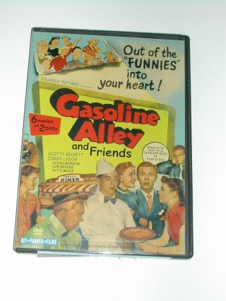 Gasoline Alley & Friends 2 - Dvd Set Rare Oop 6 - Movies Vci Kit Parker Films Comedy