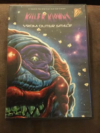 Killer Klowns From Outer Space (dvd,  2001) Mgm Cult Horror Rare Cover Art Horror
