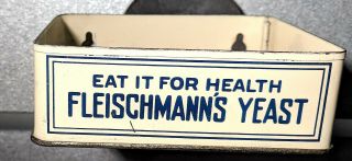 Antique Tin Box Advertising Fleischmann 