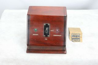 Rare 1920 S Western Electric Radio Station Broadcast Microphone Control Box