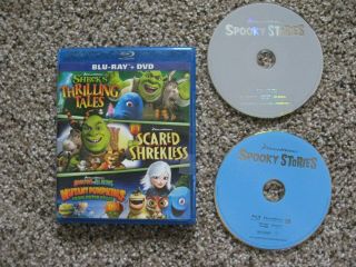 Shreks Spooky Stories Blu - Ray / Dvd Combo,  2012,  2 - Disc Set Rare &oop