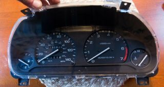 1996 Subaru Legacy Gauge Cluster - Rare 140 Mph Speedometer - Fully Functional