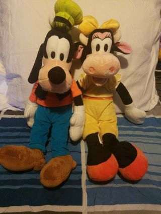 Official Disney Store Clarabelle Cow 20 Inch Plush Rare Collectible