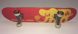 Rare Vintage Tech Deck Black Label Handboard 27cm Skateboard Elephant
