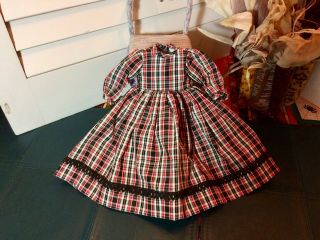 Vintage Madame Alexander Tagged Dress For A 14 " Doll - Fits Helen Kish 14 " Dolls