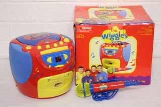 Rare: As The Wiggles Sing - A - Long Karaoke Machine - Cd & Cassette Player