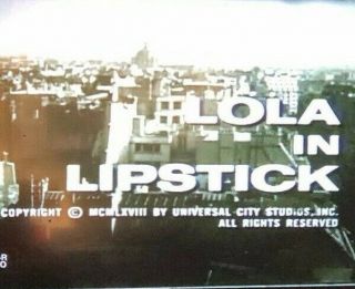 The Name Of The Game - Rare Nbc Tv 1968 Episode " Lola In Lipstick " 16mm B&w