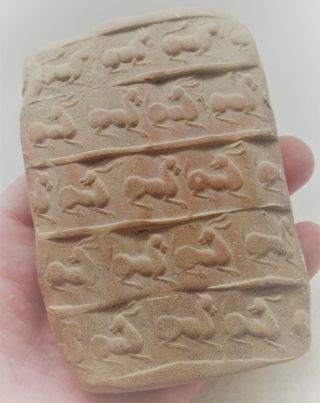 Impressive Ancient Near Eastern Clay Tablet With Early Form Of Writing